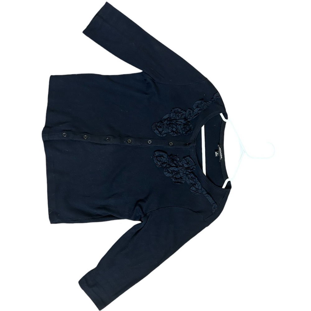 NOTATIONS ,  Black Women’s Size Medium front button down cotton shirt